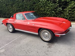 1964 Chevrolet Corvette Sting Ray 327 365 Coupe Front Three-Quarter