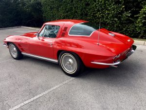 1964 Chevrolet Corvette Sting Ray 327 365 Coupe Rear Three-Quarter