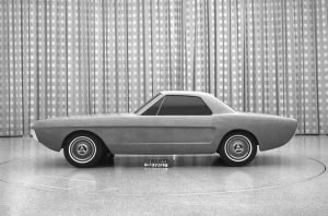 1964 mustang styling negative two seater profile concept mystery