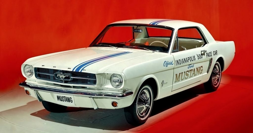 1964.5 Indy Pace Car Front Three-Quarter Illustration
