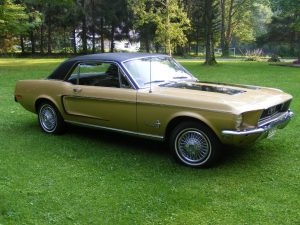1968 Golden Nugget Mustang Front Three-Quarter
