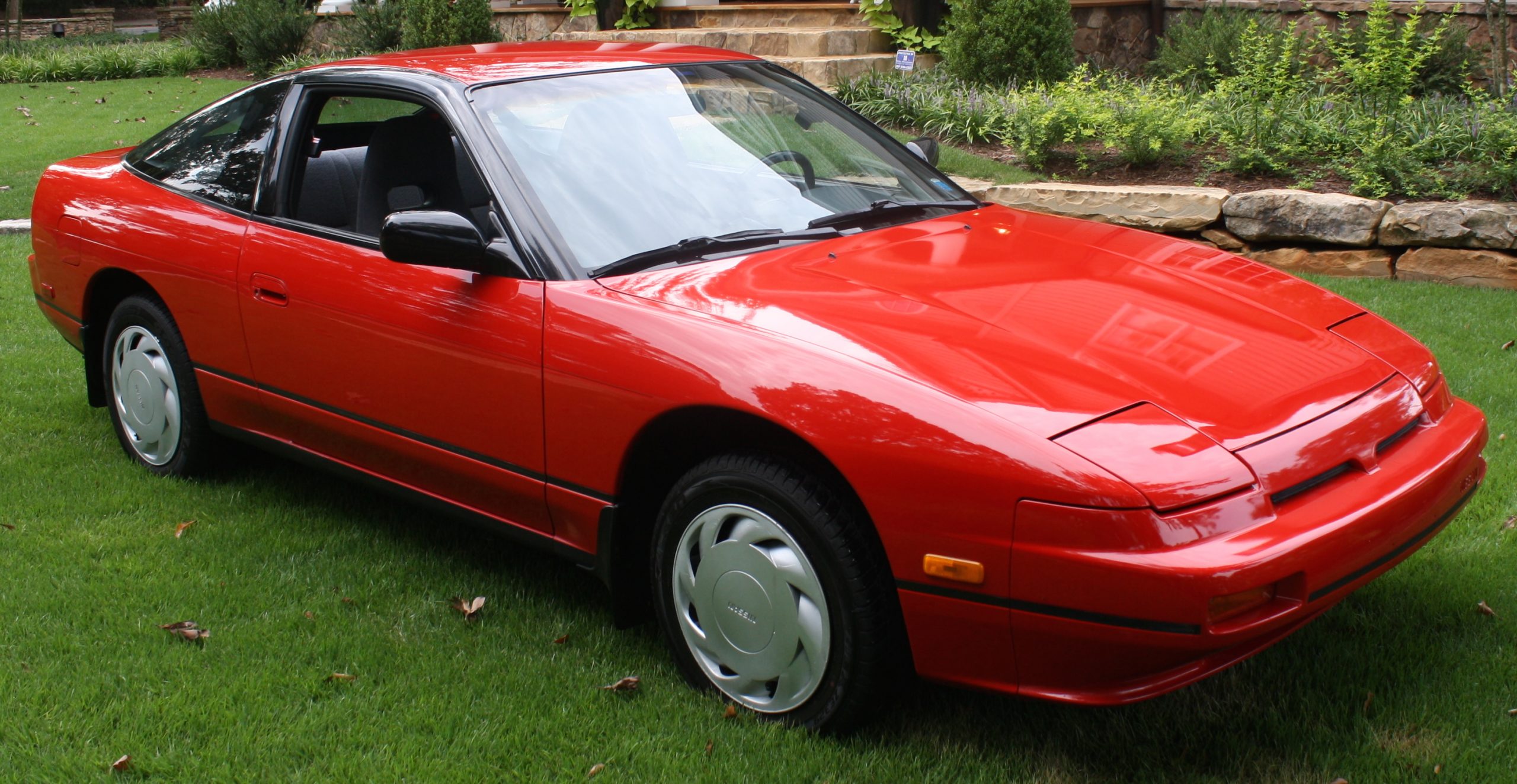 1990 Nissan 240sx front three quarter grass