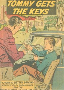 Automotive Comics - Tommy gets the Keys 1960