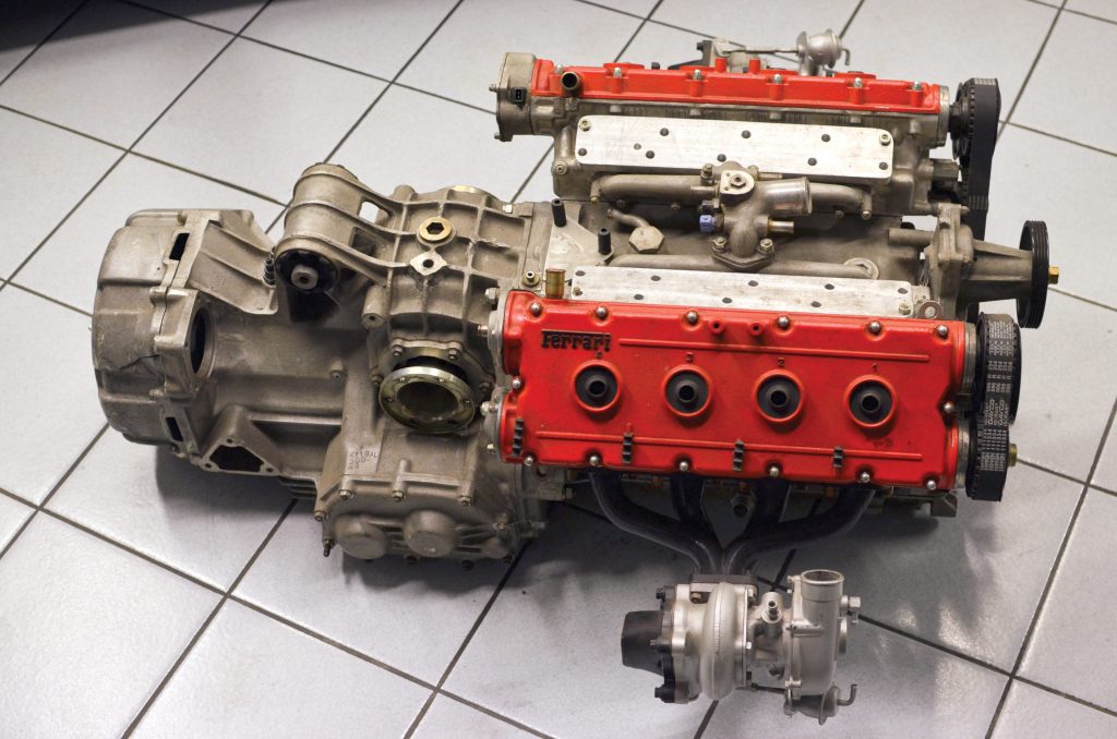 Ferrari F121 A twin turbo V8 prototype engine