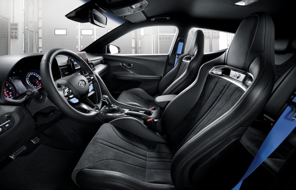 Hyundai Veloster N updated interior sport seats