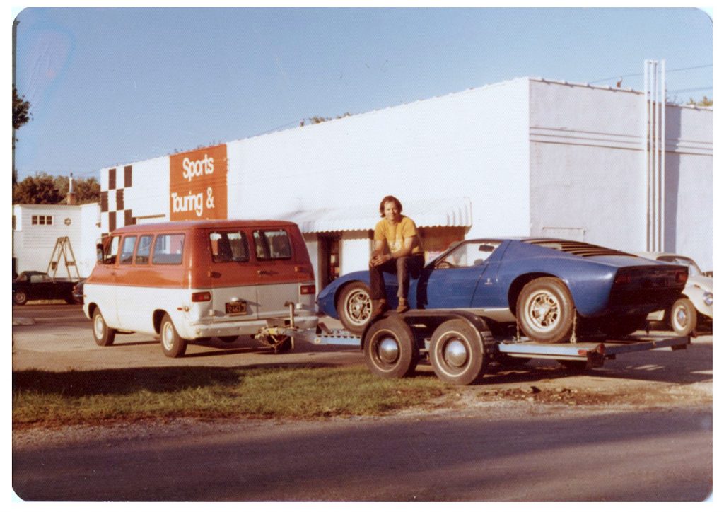 Eric Seltzer with his 1968 Miura