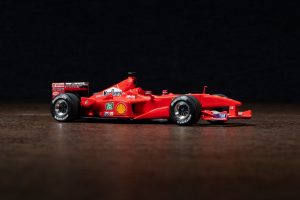 Ferrari Formula 1 Racecar Model Car Miniature Front Three-Quarter