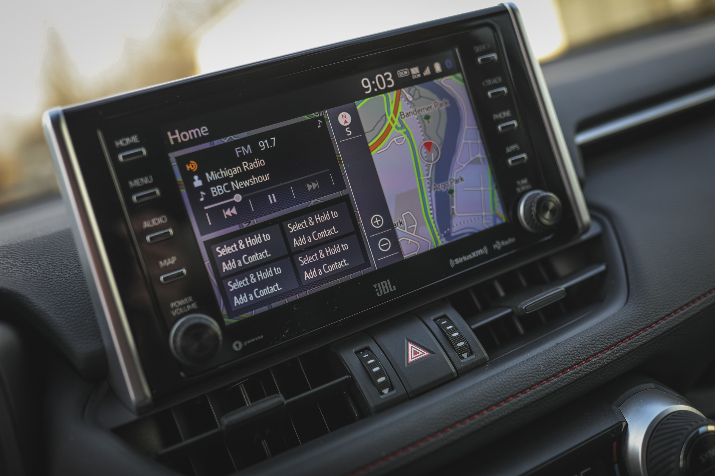 2020 Toyota RAV4 TRD Off-Road SUV infotainment screen