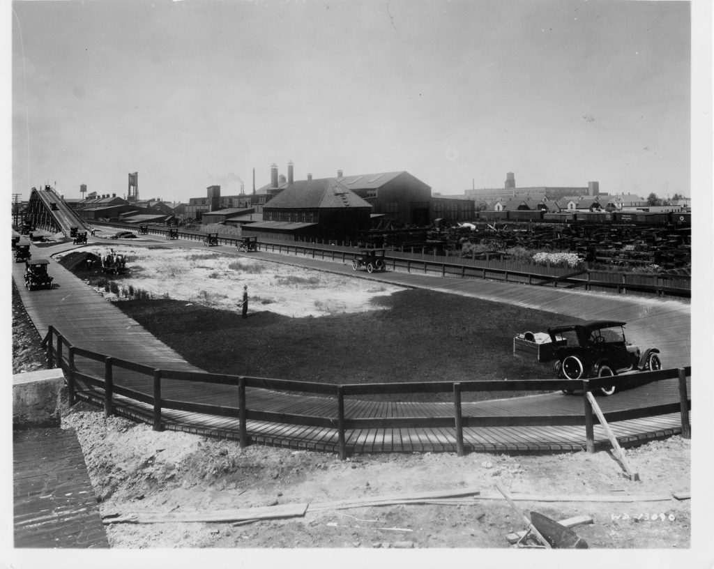 Schreiber rooftop dodge main test track