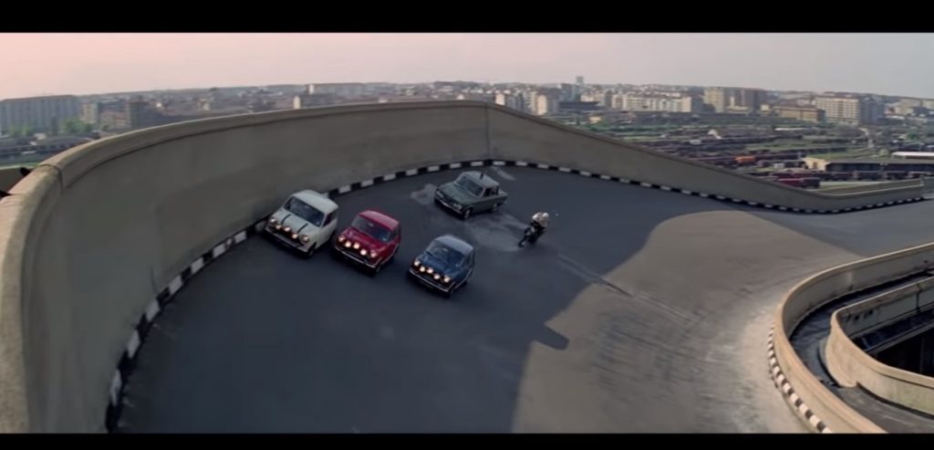 Schreiber rooftop test track the italian job