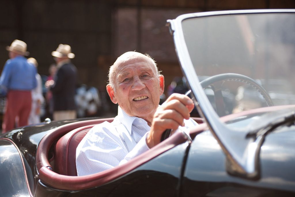 Stirling Moss driving shelsley walsh