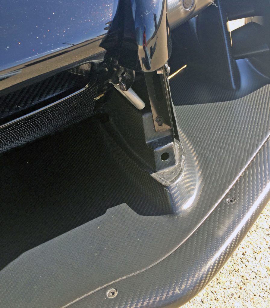 2019 McLaren Senna hidden tow hook