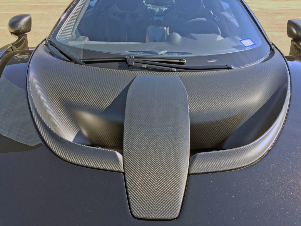 2019 McLaren Senna hood