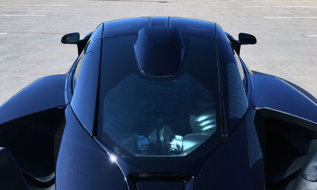 2019 McLaren Senna rear windshield