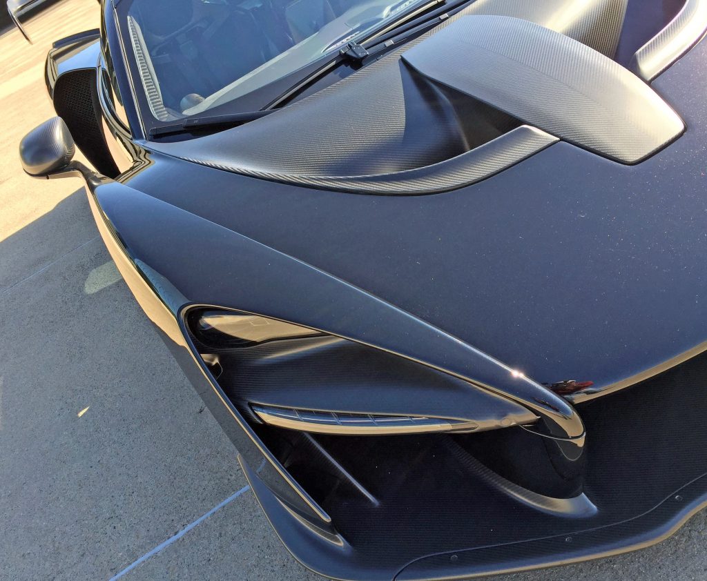 2019 McLaren Senna carbon fiber headlight