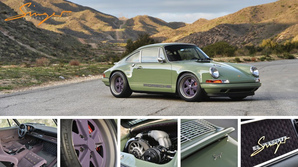 singer brooklyn porsche 911 reimagination collage