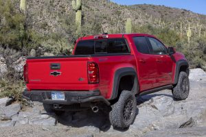 2019 Chevrolet Colorado ZR2 Bison rear three-quarter articulation off-road